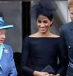 Isabel II junto a los Duques de Sussex en una imagen de archivo