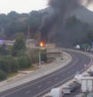 El incendio de un vehículo corta la A-2 en el Bruc en ambos sentidos de la marcha
