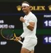 Rafael Nadal, este miércoles en Wimbledon