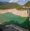 El de la Llosa del Cavall (Solsonès) es entre los grandes embalses de Catalunya el que más está notando los efectos de la sequía
