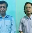 Kyaw Min Yu, 'Jimmy', y el exdiputado Maung Kyaw, más conocido como Phyo Zeya Thaw