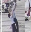 El vídeo de la milagrosa reacción de un hombre que salva a una niña que caía de un quinto piso