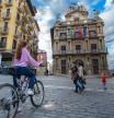 Pamplona termina uno de sus ejes ciclistas con su último carril bici