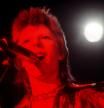 David Bowie durante un concierto en Santa Mónica