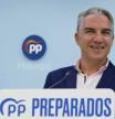 El coordinador general del PP, en rueda de prensa celebrada en Málaga, donde se reunió con alcaldes de la provincia