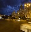 Cibeles, la sede del Ayuntamiento de Madrid, iluminada