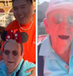 La emoción de un anciano de 100 años al visitar Disneyland por primera vez: “Estoy soñando”