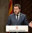 Un vehículo aparentemente vacío sale del Palau de la Generalitat mientras sigue reunido el Govern de la Generalitat por la crisis de cuestión de confianza entre Junts i ERC, socios de gobierno, Barcelona, 28 de Septiembre 2022. Joan Mateu Parra/Shooting