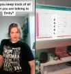 Esta mujer tiene la hoja perfecta de Excel para organizar y gestionar su vida amorosa