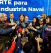 La ministra Reyes Maroto presentó ayer el Perte naval en Vigo