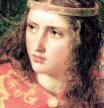 Leonor de Aquitania, Frederick Sandys, 1858.