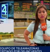 Una reportera se enfrenta en directo a unos atracadores que quisieron asaltar al equipo