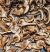 Lascas de 'Boletus edulis' deshidratadas