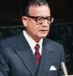 El presidente chileno Salvador Allende en su discurso en la ONU, 1972