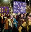 FOTO ALEX GARCIA MANIFESTACION FEMINISTA CONTRA LA VIOLENCIA MACHISTA EN PASSEIG DE GRACIA. VIOLENCIA DE GENERO 2022/11/25