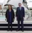 Francina Armengol y Ximo Puig en la cumbre valenciano-balear que se está celebrando en València