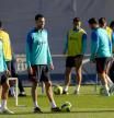 PRIMER ENTRENO DEL FC BARCELONA TRAS EL MUNDIAL DE FUTBOL BUSQUETS Y JORDI ALBA