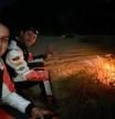 Laia Sanz y su copiloto Maurizio Gerini, en medio de la etapa 2 del Dakar