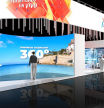 Simulación del stand que llevará la Comunidad Valenciana a Fitur 2023
