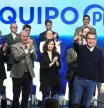 El presidente del PP con todos los candidatos a las elecciones autonómicas y los presidentes del PP que gobiernan, en una convención celebrada en Zaragoza