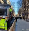 Obras de los ejes verdes del Eixample. Calle Consell de Cent