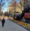 Obras en los ejes verdes del Eixample. Consell de Cent
