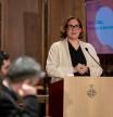 Presentacion de la bienal Ciudad y Ciencia en el Salon de Cent del Ayuntamiento de Barcelona