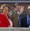 Rita Barberá y Mariano Rajoy en las fallas de 2011