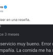 La surrealista reseña a un restaurante que valora cómo le fue una cita: "Lo debería haber escrito en Meetic"