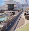 En una de las cubiertas del 'Oceania Vista' se ubicará la sofisticada y elegante piscina