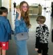 Shakira llega al aeropuerto de Barcelona acompañada de sus dos hijos para coger un avión rumbo a Miami a 02 de Abril de 2023 en Barcelona (España).,Image: 766731338, License: Rights-managed, Restrictions: , Model Release: no, Pictured: SHAKIRA,MILAN PIQUE MEBARACK,SASHA PIQUE, Credit line: Europa Press / Europa Press / ContactoPhoto
