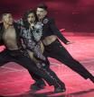Chanel from Spain singing SloMo performs during the Grand Final of the Eurovision Song Contest at Palaolimpico arena, in Turin, Italy, Saturday, May 14, 2022. (AP Photo/Luca Bruno)