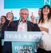 Xavier Trias y Laura Borràs en la noche electoral
