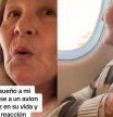 Sube a su abuela por primera vez a una avión y alucinan con su reacción: "Llegó el momento de la 'shoracion'"
