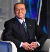 (FILES) Italian former Prime Minister and leader of center-right party Forza Italia (Go Italy), Silvio Berlusconi speaks on the set of the broadcast 