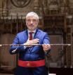 Juame Collboni, durante su investidura como alcalde de Barcelona