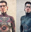 Muestra el tatuaje extremo con el que cubre el 96% de su cuerpo y por el que ha pagado este dineral