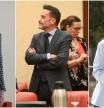 La portavoz del partido, Patricia Guasp; el exdiputado Edmundo Bal; y la diputada en el Parlament Anna Grau