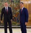 Felipe VI recibe a Pedro Sánchez