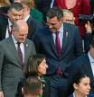 Tirana (Albania), 16/10/2023.- German Chancellor Olaf Scholz (L) and Spanish Prime Minister Pedro Sanchez (R) talk during the Berlin Process - Leaders' Summit in Tirana, Albania, 16 October 2023. The Berlin process, an initiative for high-level cooperation between high official representatives of the Western Balkan countries and the European Union, closely linked to the future enlargement of the block is for the first time since it started in 2014 held in a country that is not part of the EU. EFE/EPA/MALTON DIBRA