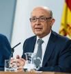 Rueda de prensa del Consejo de Ministros Presupuestos generales del estado Inigo Mendez de Vigo Cristobal Montoro y Roman Escolano