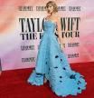 Taylor Swift arrives at the world premiere of the concert film 