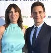 Presenter Cristian Galvez and journalist Patricia Pardo  at photocall for Querer Foundation event in Madrid on Thursday, 27 April 2023.