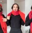 La tiktoker Alicia Revilla enseña cómo transformar la bufanda en un pasamontañas