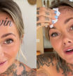 Revela la razón de por qué se hizo el tatuaje con el nombre de su novio en la cara