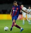 Barcelona's Spanish defender #05 Inigo Martinez kicks the ball during the UEFA Champions League 1st round Group H football match between FC Barcelona and Shakhtar Donetsk at the Estadi Olimpic Lluis Companys in Barcelona on October 25, 2023. (Photo by Pau BARRENA / AFP)