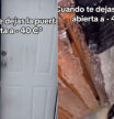 Se dejan la puerta de casa abierta a a -40ºC y se les congela todo el interior: “¿Cuánto tiempo estuvieron fuera?”