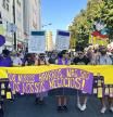 FILE PHOTO: People protest against increasing rents and house prices, in Lisbon, Portugal, September 30, 2023. REUTERS/Miguel Pereira/File Photo