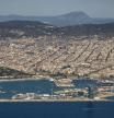 VISTAS AEREAS DE LA CIUDAD DE BARCELONA. CON EL PORT VELL QUE ACOGERÁ LA BARCELONA WORLD RACE EN SUS INSTALACIONES