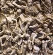 Sarcófago Ludovisi, o Grande Ludovisi, del siglo III, que representa una batalla entre bárbaros y romanos